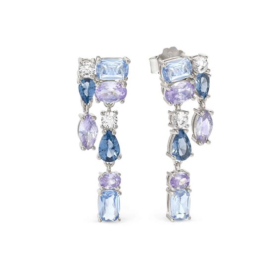 Orecchini Nomination Donna Colour Wave in Argento 149862/061 - 149862/061